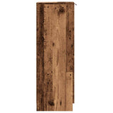 Schoenenkast 29,5X35X100,5 Cm Bewerkt Hout Kleurig