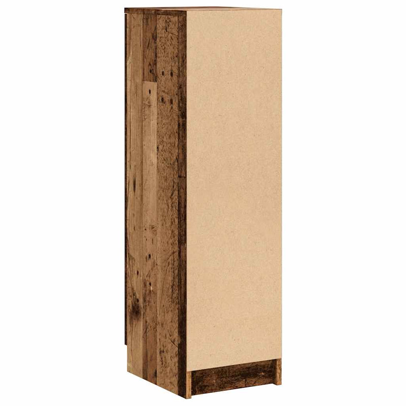 Schoenenkast 29,5X35X100,5 Cm Bewerkt Hout Kleurig