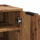 Schoenenkast 29,5X35X100,5 Cm Bewerkt Hout Kleurig