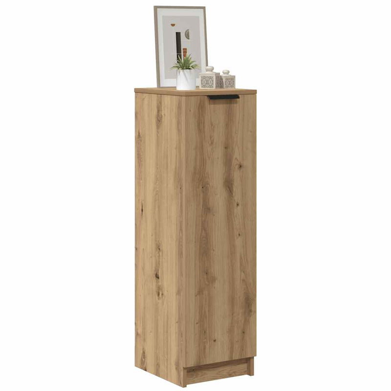 Schoenenkast 29,5X35X100,5 Cm Bewerkt Hout Kleurig
