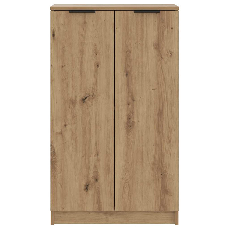Schoenenkast 59X35X100,5 Cm Bewerkt Hout Artisanaal Eikenkleur
