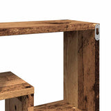 Wandschap 85X16X52,5 Cm Bewerkt Hout Kleurig