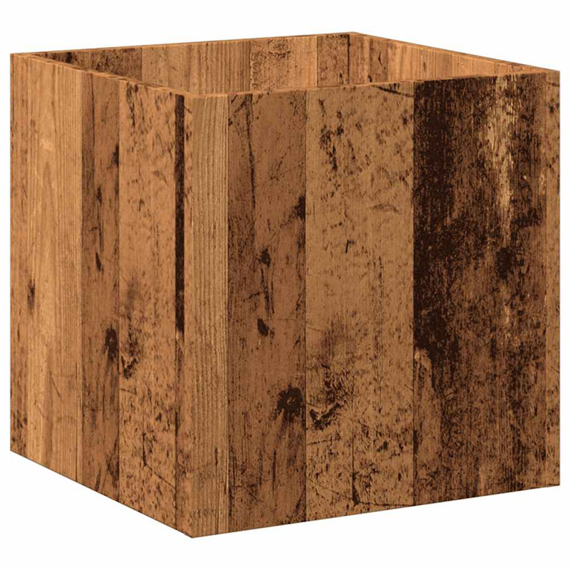 Plantenbak 40X40X40 Cm Bewerkt Hout Kleurig