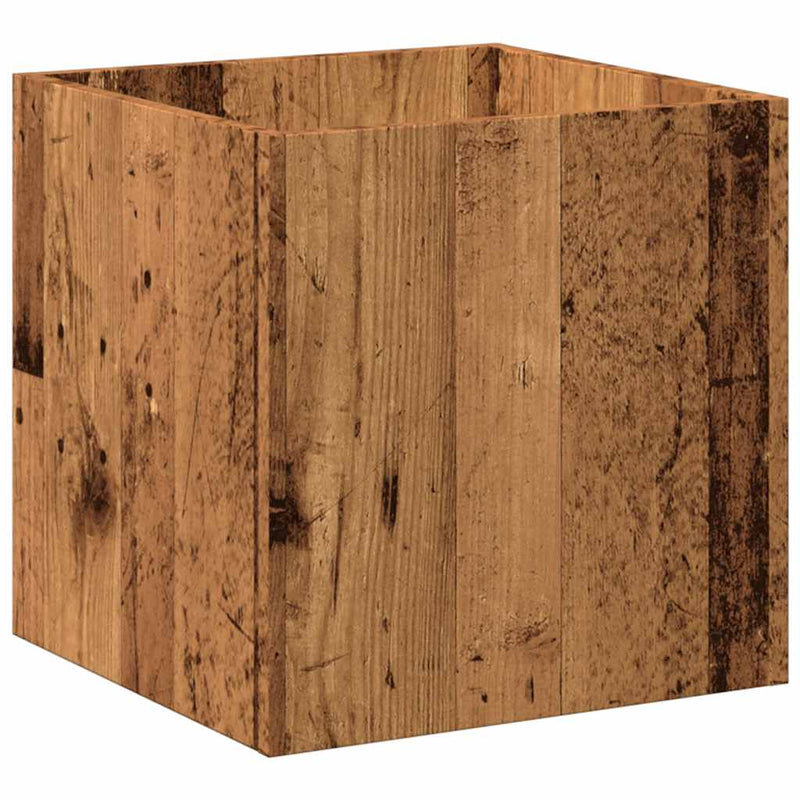 Plantenbak 40X40X40 Cm Bewerkt Hout Kleurig