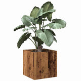 Plantenbak 40X40X40 Cm Bewerkt Hout Kleurig