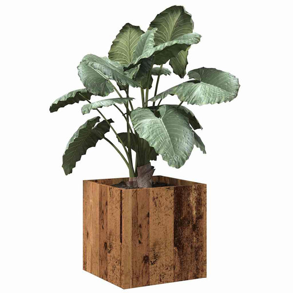 Plantenbak 40X40X40 Cm Bewerkt Hout Kleurig