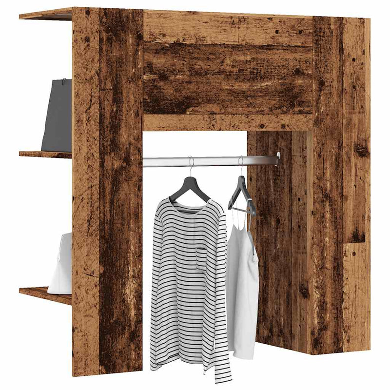 Halmeubel 97,5X37X99 Cm Bewerkt Hout Kleurig