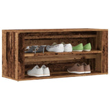 Schoenenrek 100X35X45 Cm Bewerkt Hout