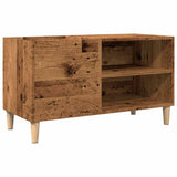 Platenkast 84,5X38X48 Cm Bewerkt Hout Kleurig