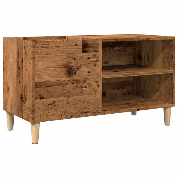 Platenkast 84,5X38X48 Cm Bewerkt Hout Kleurig