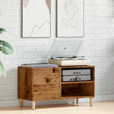 Platenkast 84,5X38X48 Cm Bewerkt Hout Kleurig