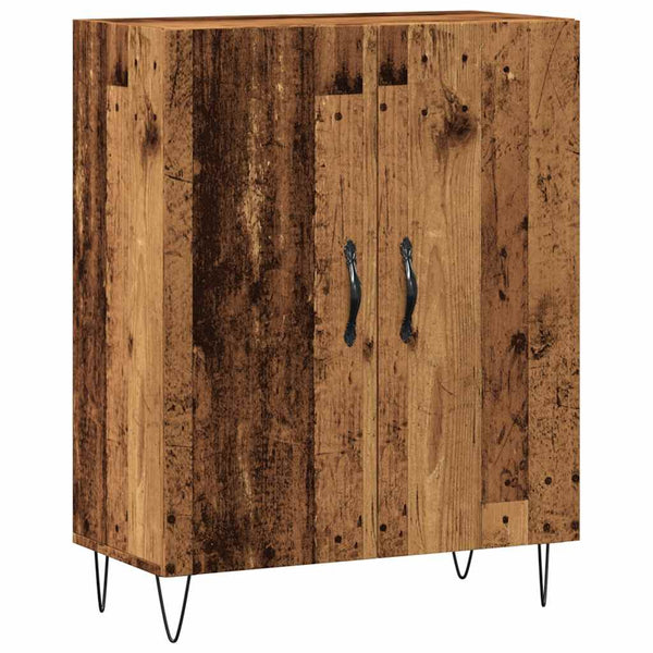 Dressoir 69,5X34X90 Cm Bewerkt Hout Kleurig