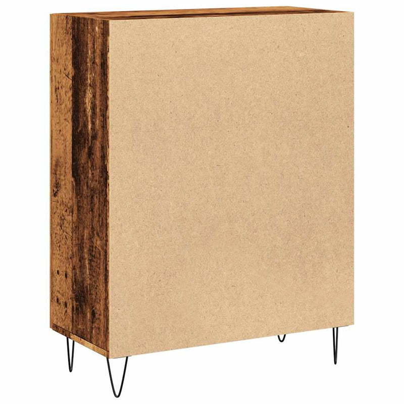Dressoir 69,5X34X90 Cm Bewerkt Hout Kleurig