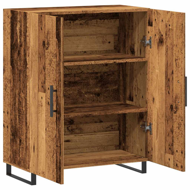 Dressoir 69,5X34X90 Cm Bewerkt Hout Kleurig