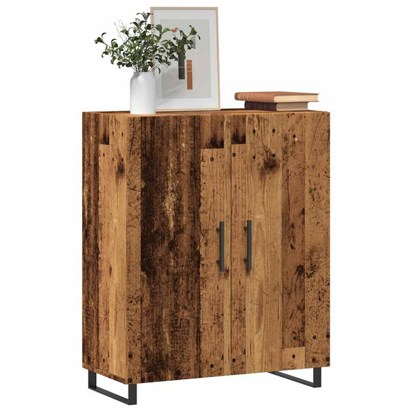 Dressoir 69,5X34X90 Cm Bewerkt Hout Kleurig
