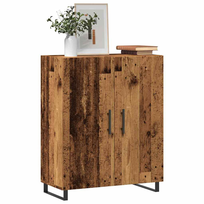 Dressoir 69,5X34X90 Cm Bewerkt Hout Kleurig