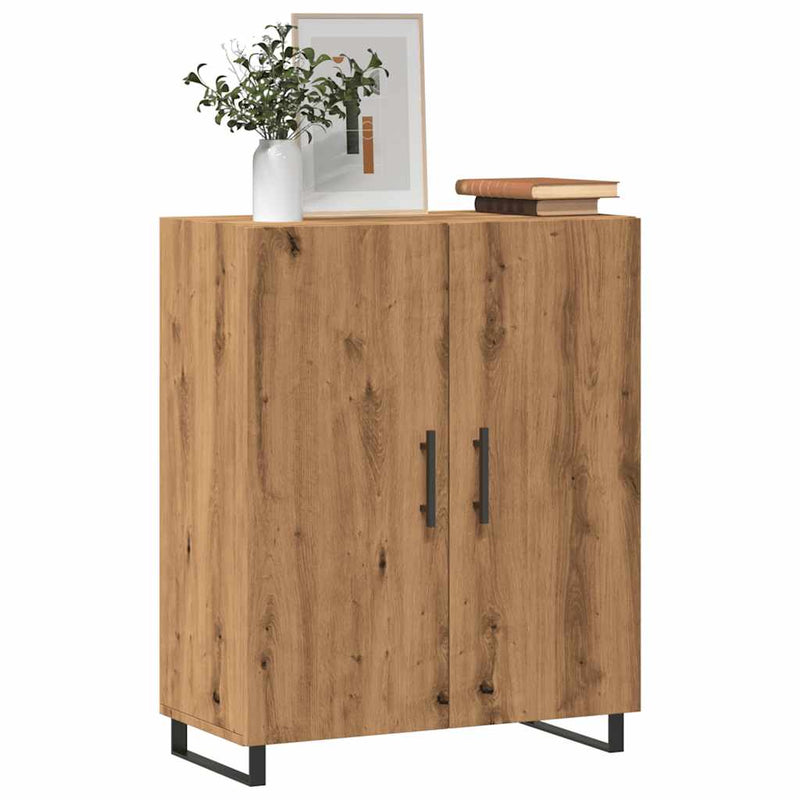Dressoir 69,5X34X90 Cm Bewerkt Hout Kleurig