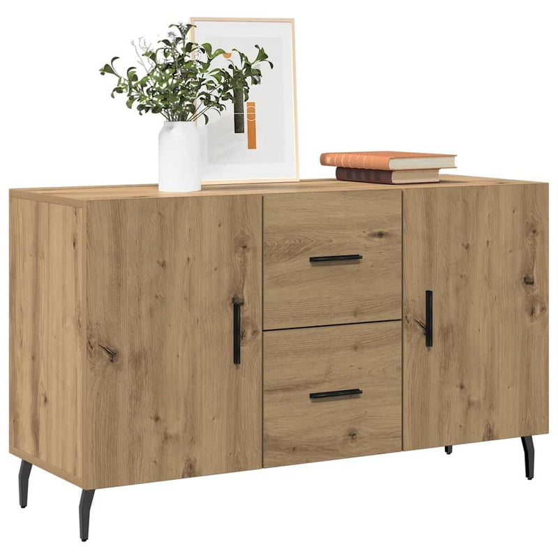 Dressoir Met Lade 100 X 36 X 60 Cm Bewerkt Hout