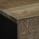 Dressoir 40X33X75 Cm Massief Mangohout