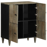 Dressoir 60X33X75 Cm Massief Mangohout