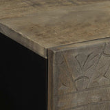 Dressoir 60X33X75 Cm Massief Mangohout