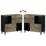 Dressoir 80X33X75 Cm Massief Mangohout