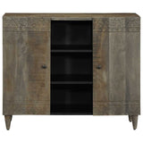 Dressoir 90X33X75 Cm Massief Mangohout
