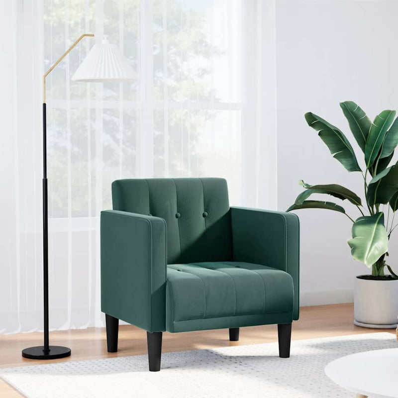 Fauteuil Met Armleuningen 53 Cm Fluweel