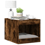 Kattenbakkast 47X59X42 Cm Bewerkt Hout Artisanaal Kleurig