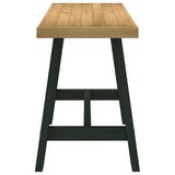 Bureau Noain A-Vormige Poten 120X50X75 Cm Massief Hout