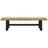 Eetbank Noain A-Vormige Poten 180X40X45 Cm Massief Hout
