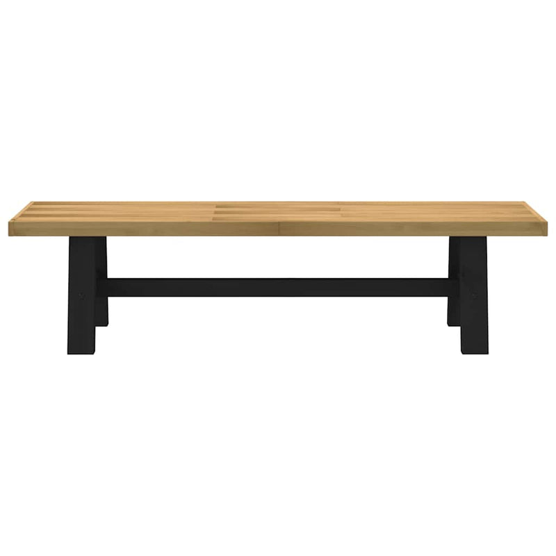 Eetbank Noain A-Vormige Poten 180X40X45 Cm Massief Hout