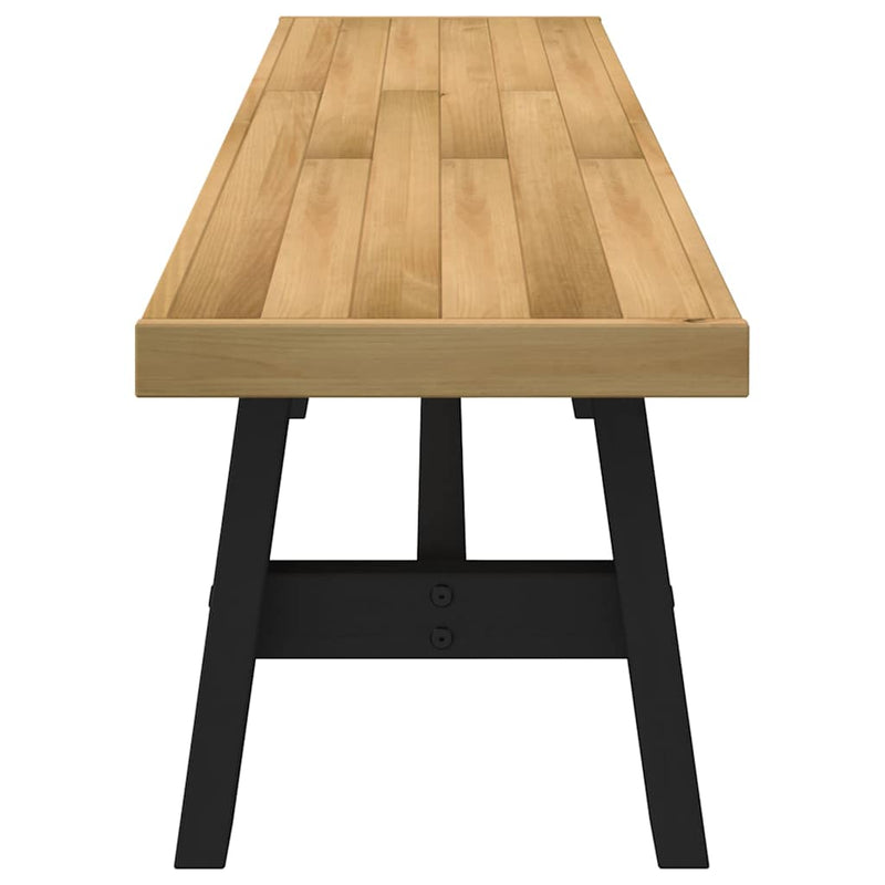 Eetbank Noain A-Vormige Poten 180X40X45 Cm Massief Hout