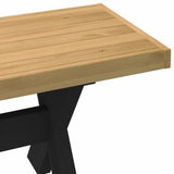 Eetbank Noain X-Vormige Poten 180X40X45 Cm Massief Hout