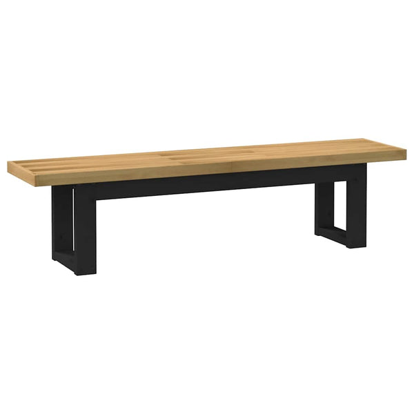 Eetbank Noain U-Vormige Poten 180X40X45 Cm Massief Hout
