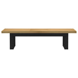 Eetbank Noain U-Vormige Poten 180X40X45 Cm Massief Hout