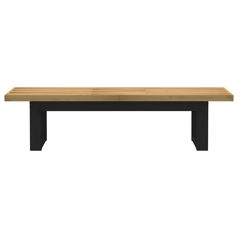Eetbank Noain U-Vormige Poten 180X40X45 Cm Massief Hout