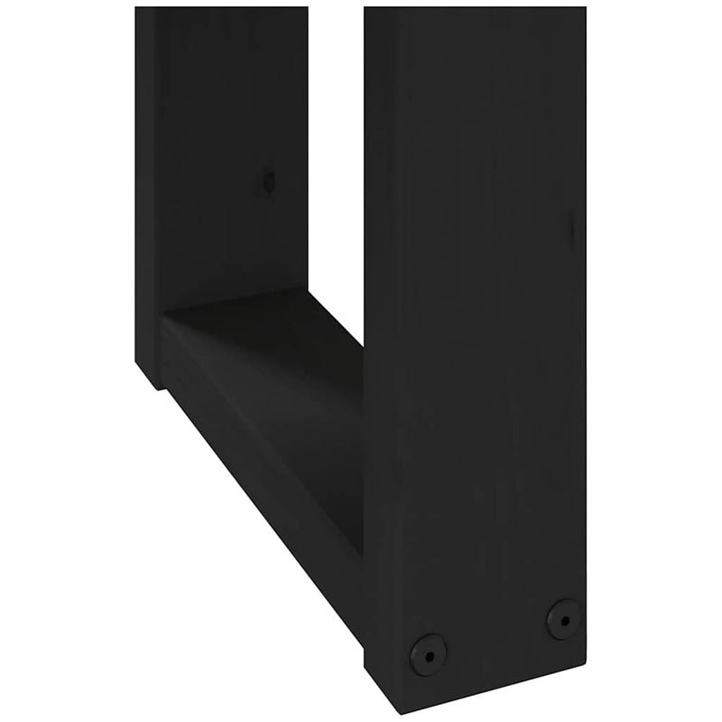 Eetbank Noain U-Vormige Poten 180X40X45 Cm Massief Hout