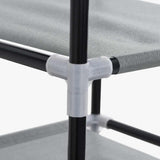 Schoenenkast 60,5X30X97 Cm Vliesvlies Grijs