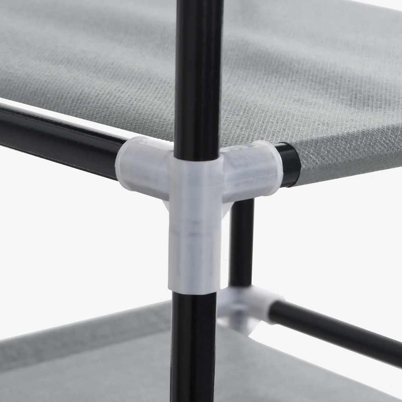 Schoenenkast 60,5X30X97 Cm Vliesvlies Grijs