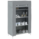 Schoenenkast 60,5X30X97 Cm Vliesvlies Grijs