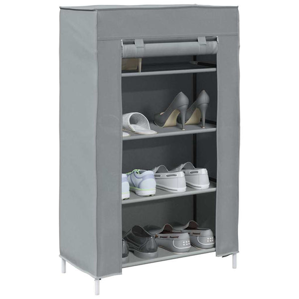 Schoenenkast 60,5X30X97 Cm Vliesvlies Grijs