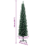 Kunstkerstboom Smal Met 150 Led's
