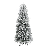 Kunstkerstboom Met 300 Led's En Sneeuw
