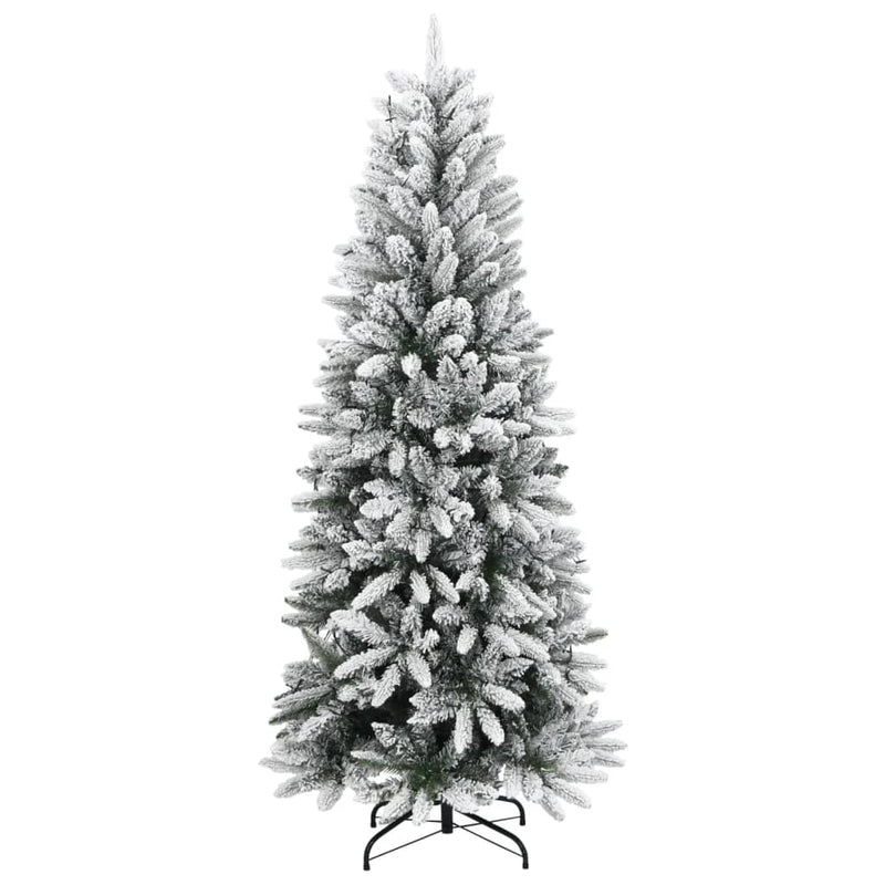 Kunstkerstboom Met 300 Led's En Sneeuw