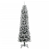 Kunstkerstboom Met 150 Led's En Sneeuw