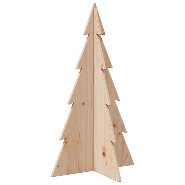 Kerstdecoratie Kerstboom Massief Grenenhout Naturel