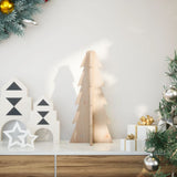 Kerstdecoratie Kerstboom 69,5 Cm Massief Grenenhout Naturel