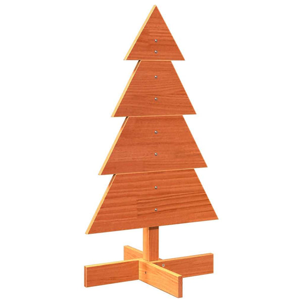 Kerstdecoratie Kerstboom Massief Grenenhout Wasbruin
