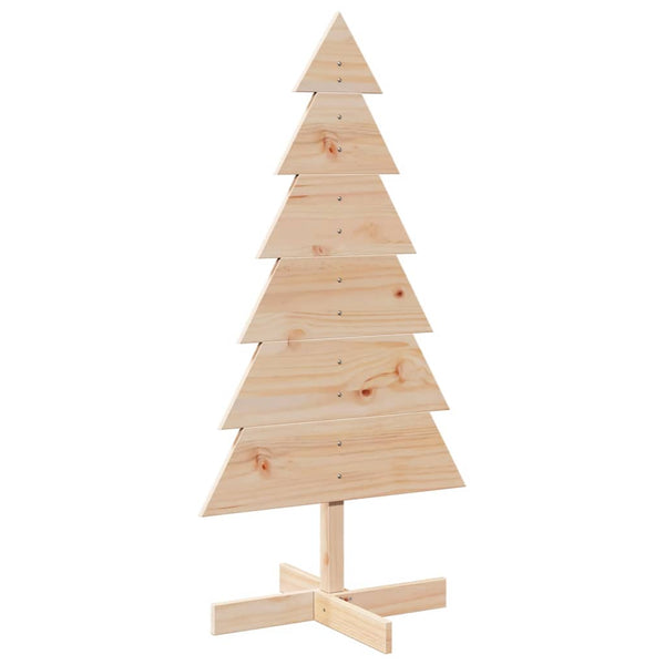 Kerstdecoratie Kerstboom Massief Grenenhout Naturel